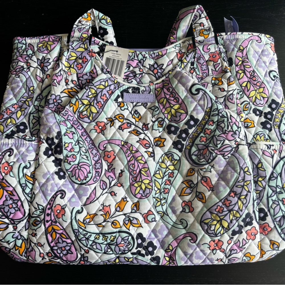Vera Bradley Multicolor Paisley Tote Bag